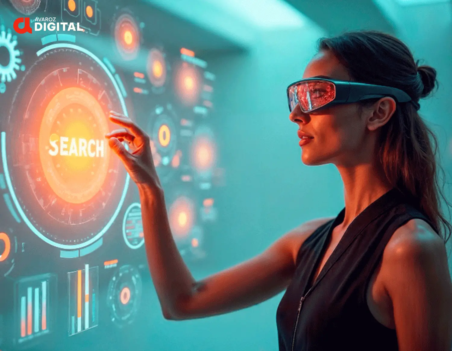 AI assisting enterprise SEO teams with data analysis and performance insights for large websites