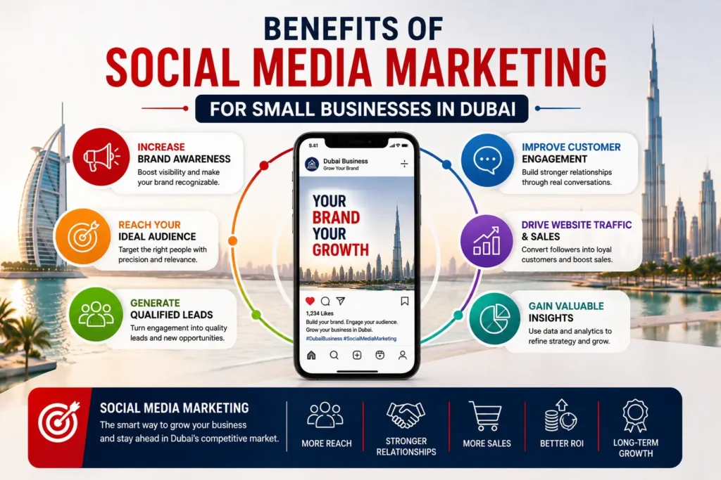 Benefits of social media marketing for small businesses in Dubai